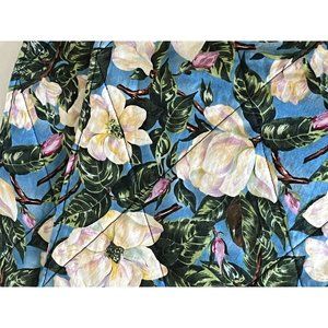 Magnolia flower placemats - handmade - 2 piece set first home gift